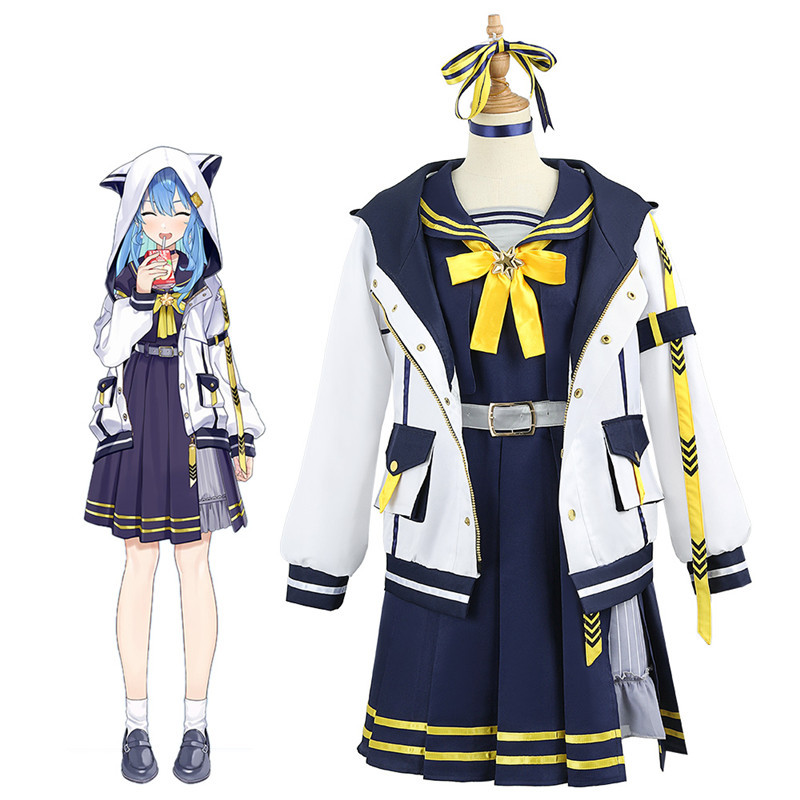 彩虹社vtuber星街彗星连帽外套周年二次元动漫服装套装cg1237czh