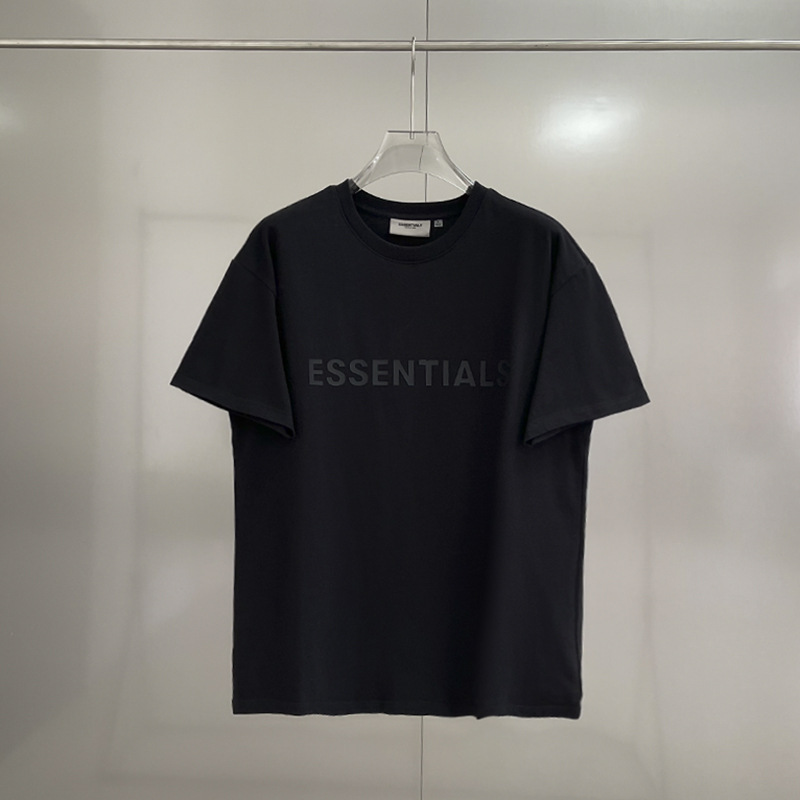 fear of fog复线胸前字母essentials短袖t恤男潮流宽松高街爆款i