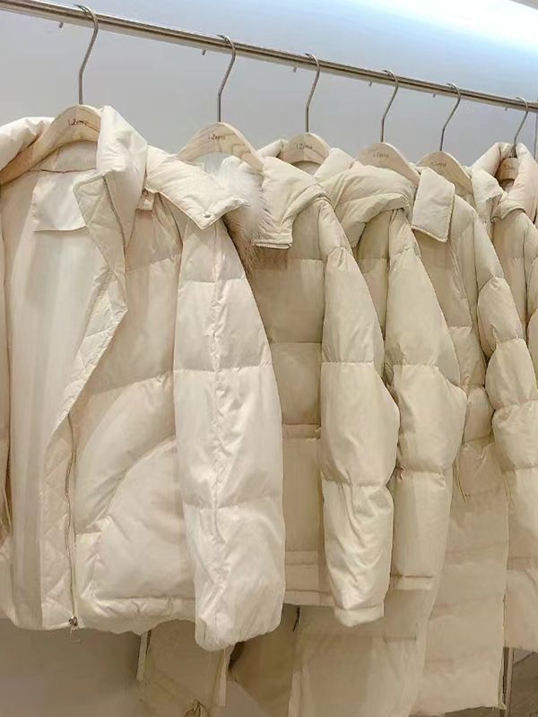 Winter White Goose Down Down Jacket Women's High-End Female Brand Women's Clothing Korean Coat Wholesale Supply Manufacturer down Jacket