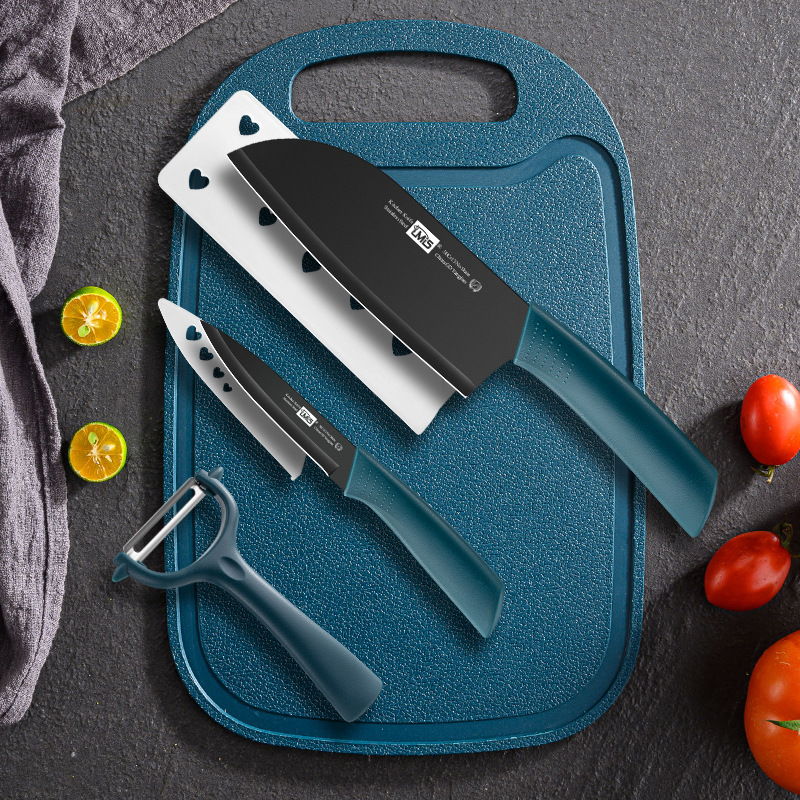 Factory Delivery Household Chopping Board Suit Dormitory Portable Knife Kitchen Knife and Cutting Board Combination Knife Food Supplement