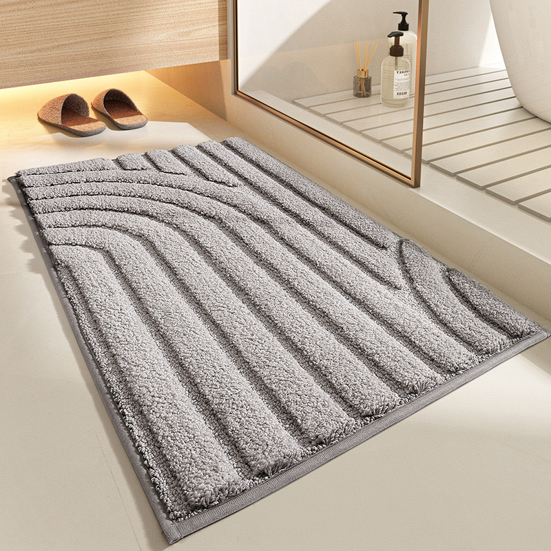 Factory Direct Sales Foreign Trade Wholesale Cross-Border Home Ground Mat Door Mat Absorbent Bathroom Thickening Bathroom Anti-Slip Mats