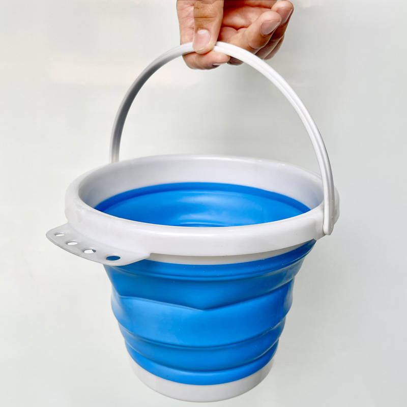 硅胶洗笔筒多功能折叠水桶水粉洗笔筒洗车钓鱼美术写生洗笔筒