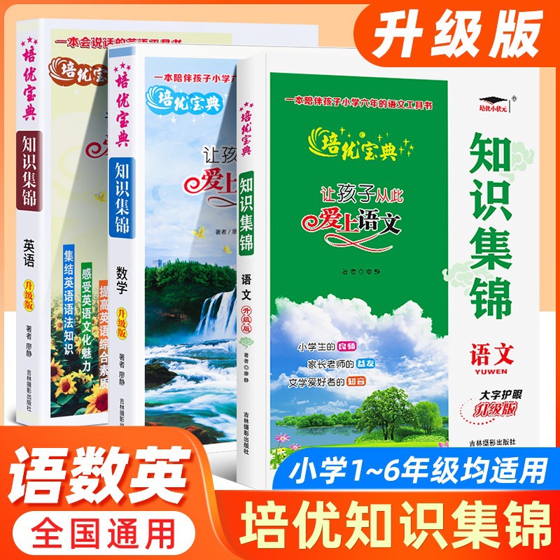 培优宝典知识集锦语文数学英语小学生知识大全语数英考点复习书籍