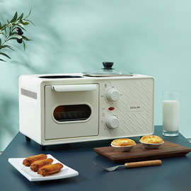 德世朗(deslon)多功能早餐机料理机电烤箱 ddq-jk002