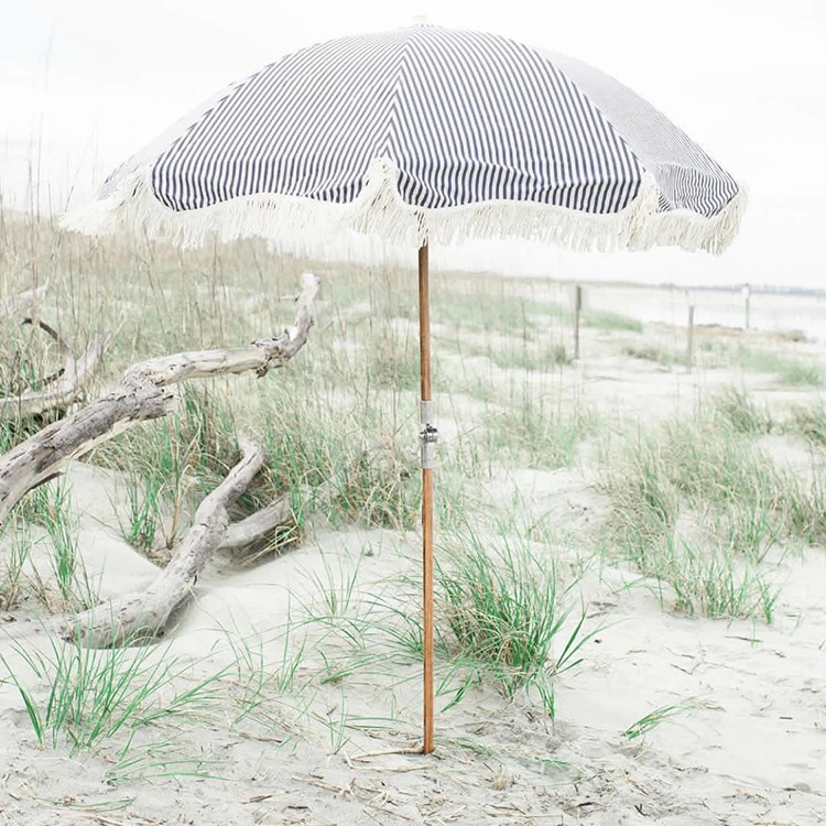 Outdoor Leisure Seaside Tassel Beach Umbrella