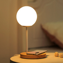 北欧可置物小台灯创意温馨遥控卧室简约现代暖光装饰床头夜灯