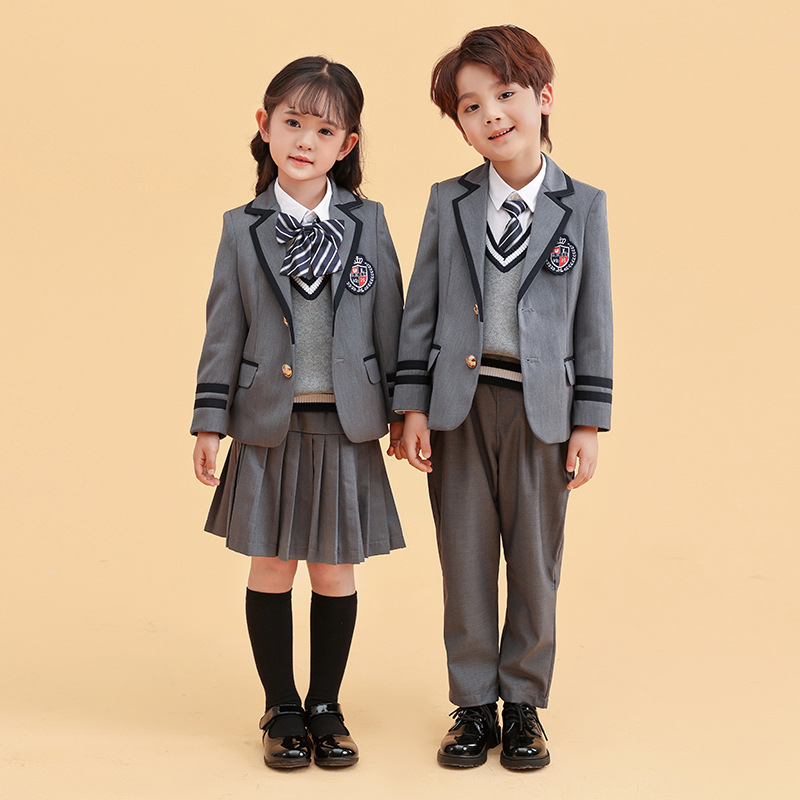 班服小学生韩版校服英伦风套装儿童歌咏比赛西服两件套幼儿园园服
