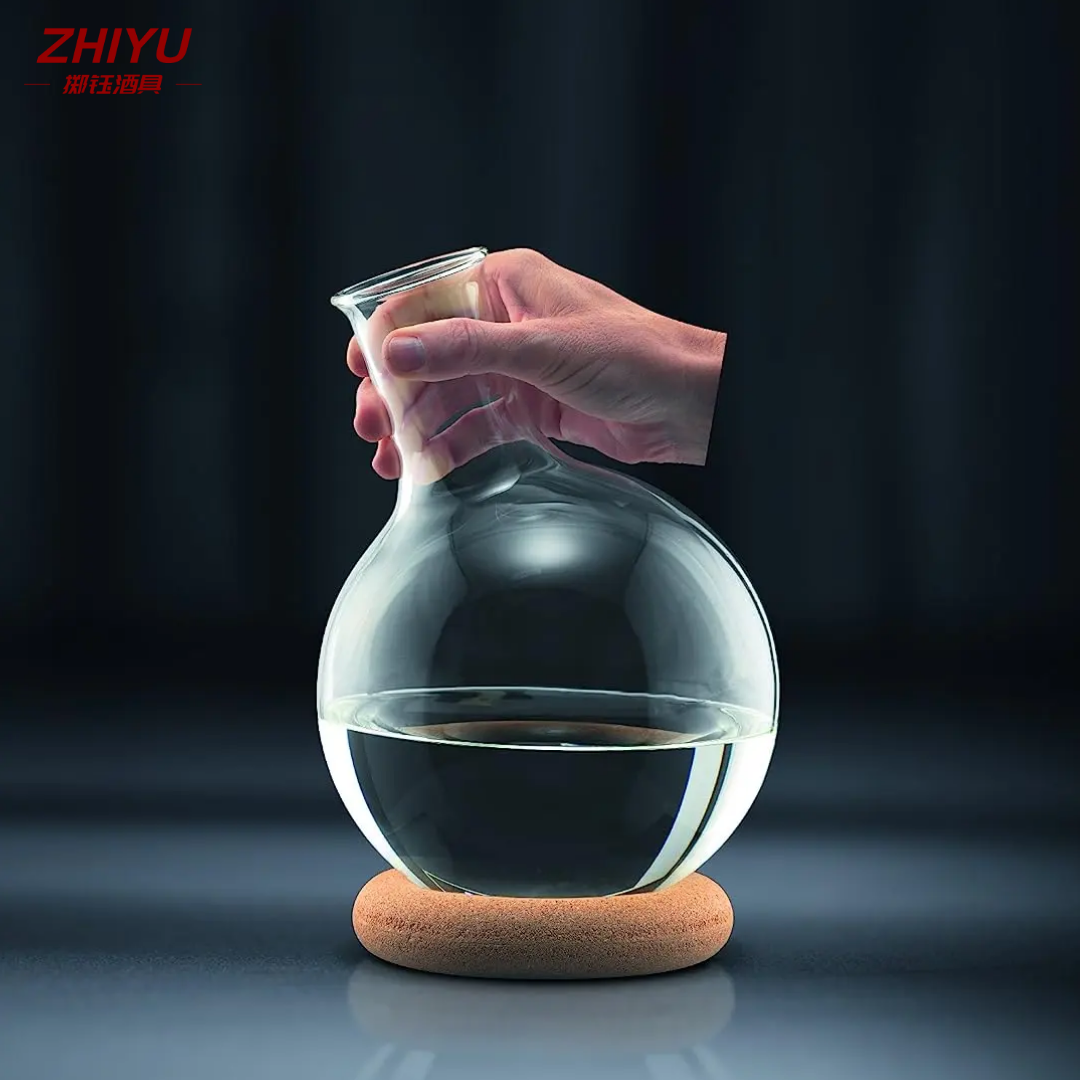 球形圆形玻璃醒酒器酒壶泡酒饮料瓶耐热泡茶冷萃咖啡bodum波顿