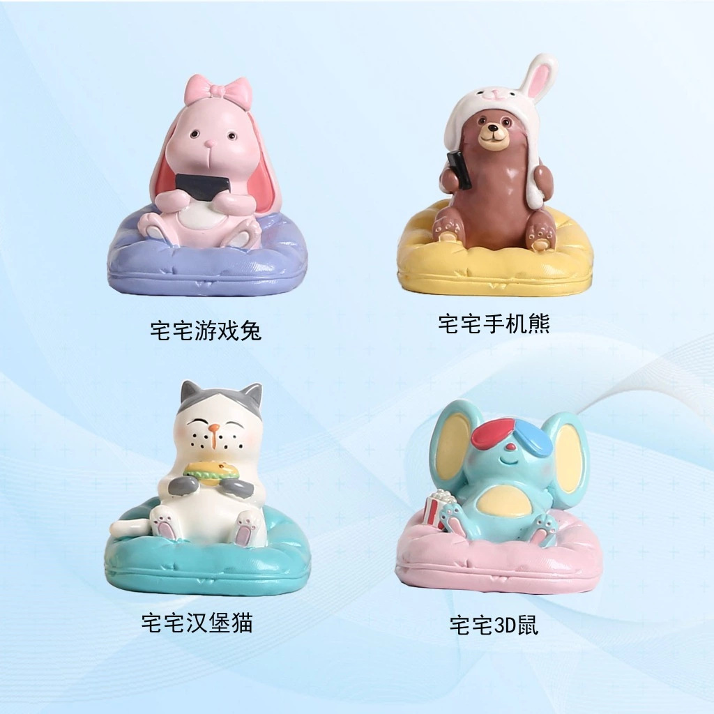 树脂公仔卡通动漫塑胶pvc潮玩手办盲盒公仔摆件玩具萌宠