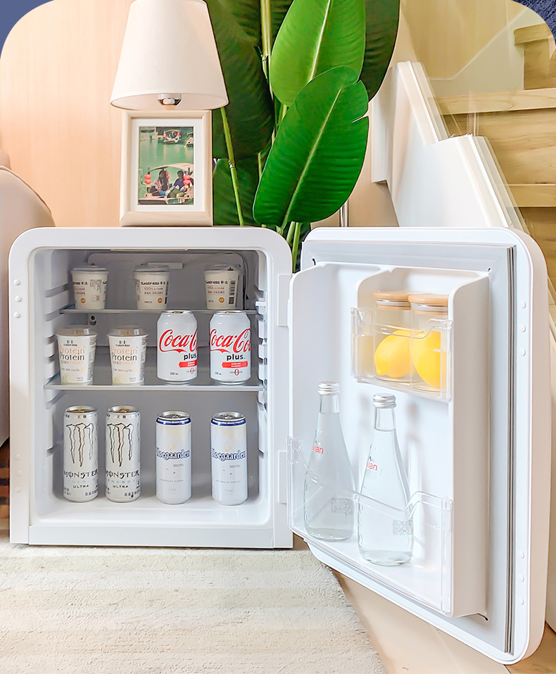 hck哈士奇bc-46coa复古冰箱小王子冷藏家用宿舍小型迷你网红