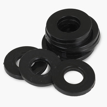 黑色尼龙垫片 塑料平垫 平垫圈 绝缘平垫 耐高温塑胶垫圈M2-M20