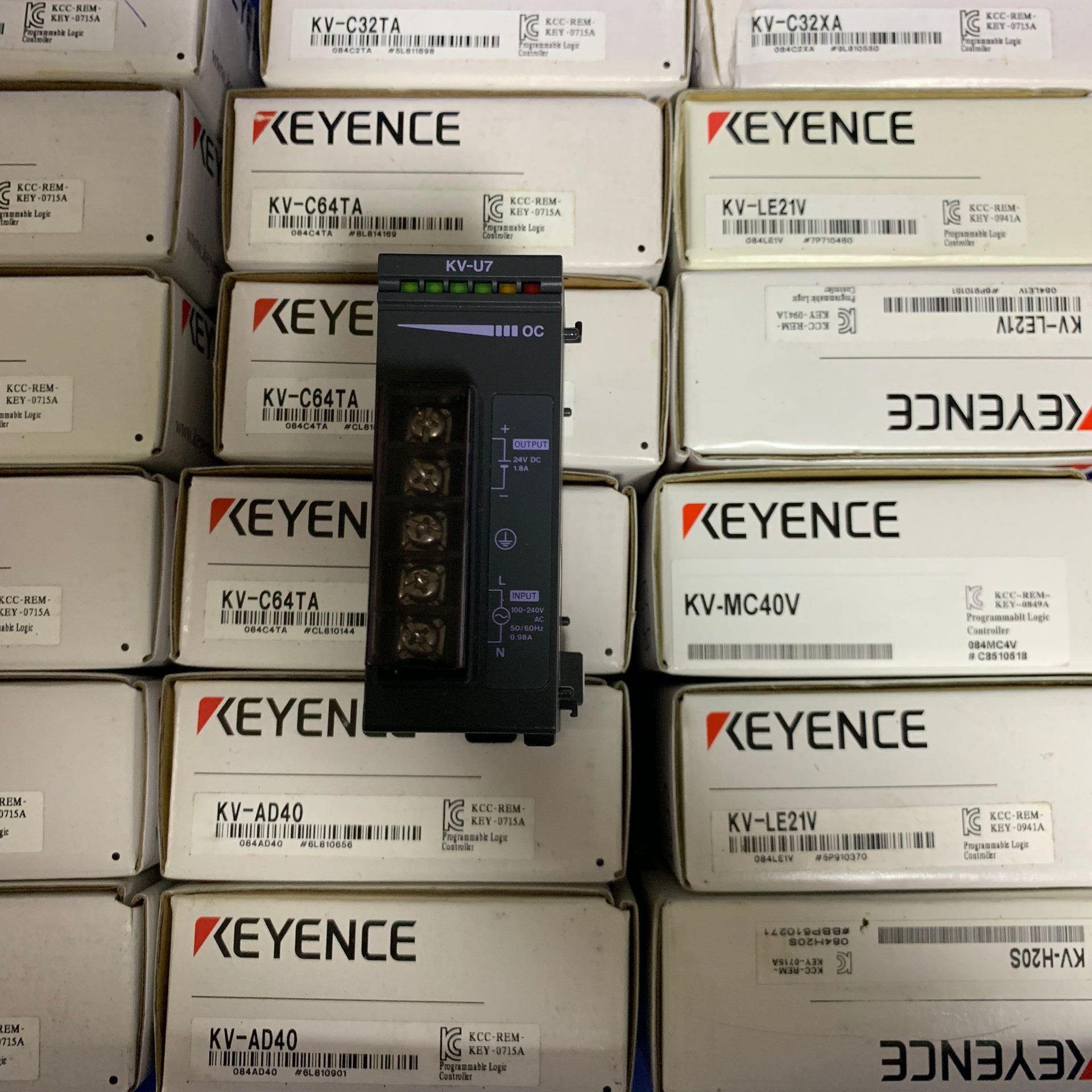 a008*99新 配包装 keyence基恩士plc可编程模块kv-u7电源 现货