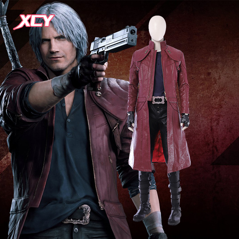 招代理新次元鬼泣5但丁cos服游戏同款风衣外套cosplay服装男全套