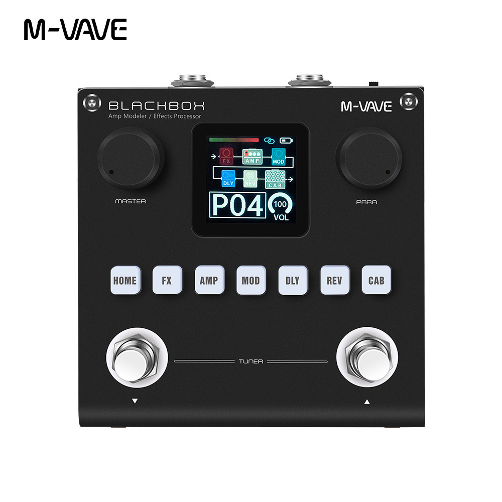 m-vave black box 电吉他综合效果器吉他贝斯音箱模拟效果器-阿里巴巴