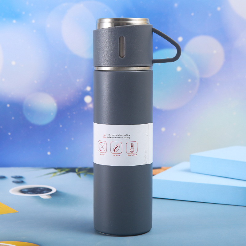 Creative 304 Stainless Steel Vacuum Insulated Tumbler Set Business Tumbler Outdoor Portable Portable Cover Festival Gift Cup