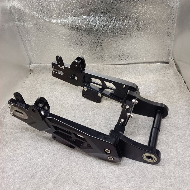 深远007/008/009改装平叉cnc铝合金加厚实心后车架后宽20cm可调