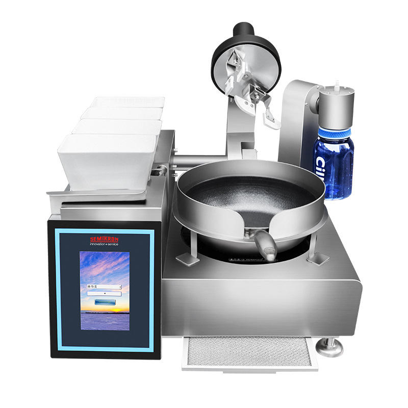 商用智能全自动炒菜机 餐饮店自动烹饪机电磁自动投料炒菜机器人