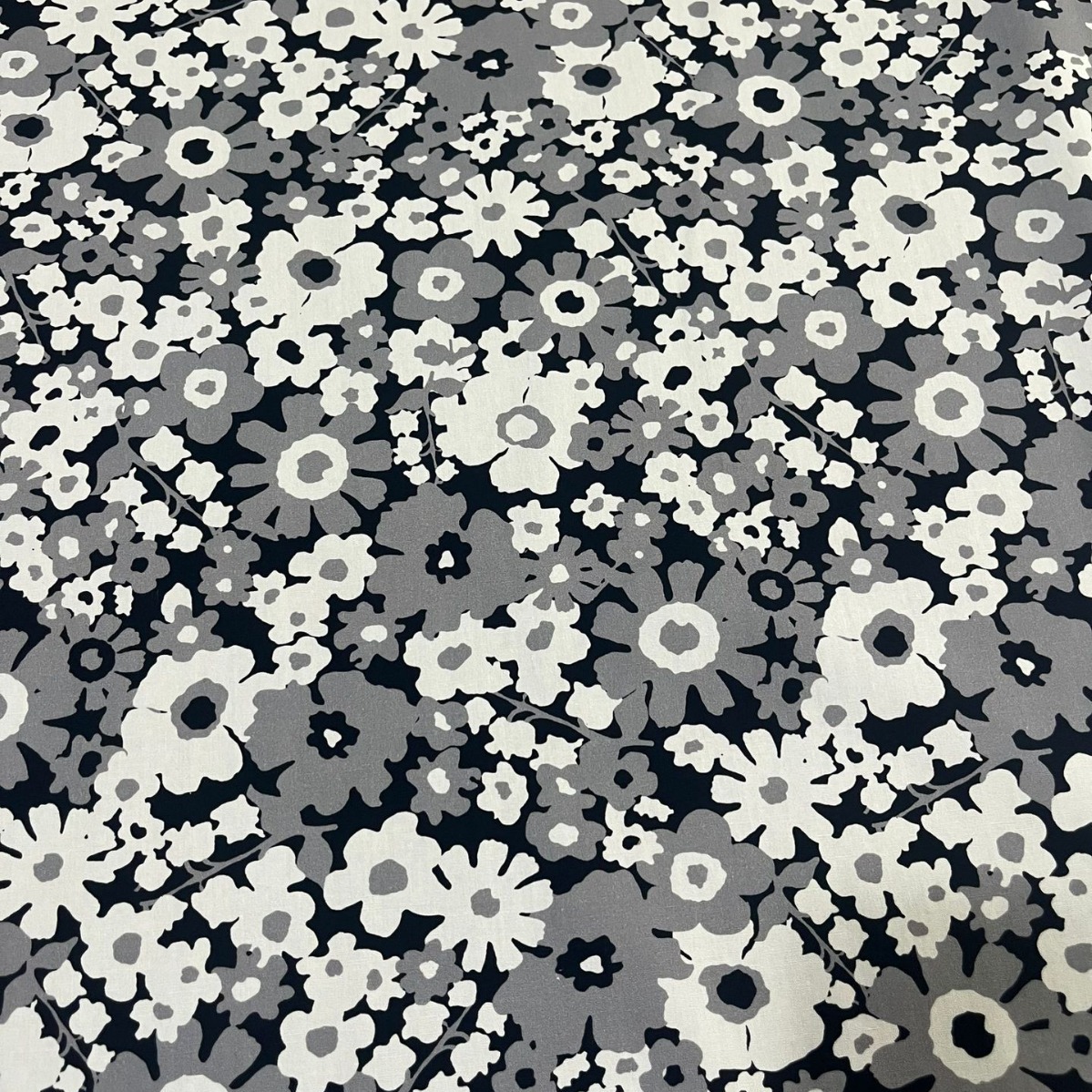 全棉40支府绸数码印花 树叶花朵花型 爆款女装童装面料-阿里巴巴