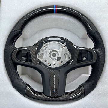 适用于宝马34567系m2m3m4x3x4x5x6g20g30方向盘碳纤维改装g82g80