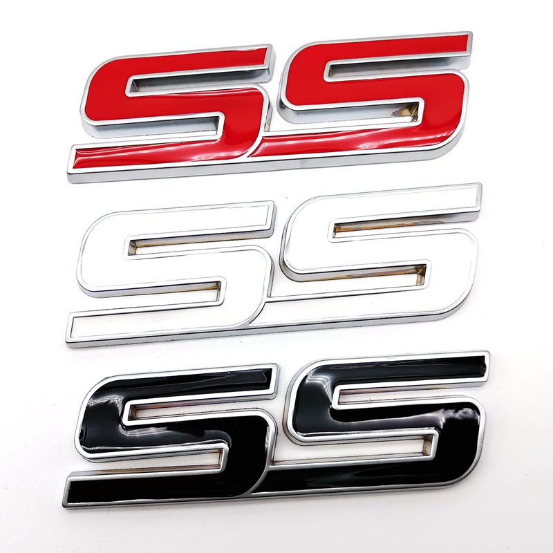 ss金属改装车贴 适用于雪佛兰改装金属车贴 ss标贴 camaro 车标