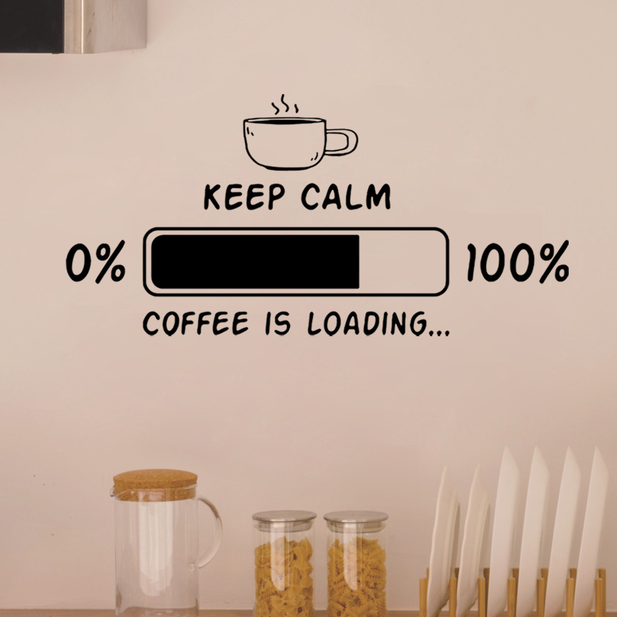 ms201英文标语keep calm 墙贴背景墙休息区装饰墙贴自粘墙贴画