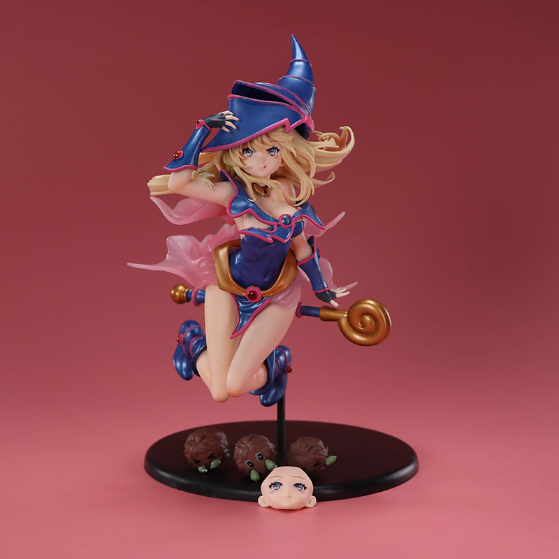 游戏王 黑魔导女孩 玛娜魔法形态 美少女手办 动漫模型批发-阿里巴巴