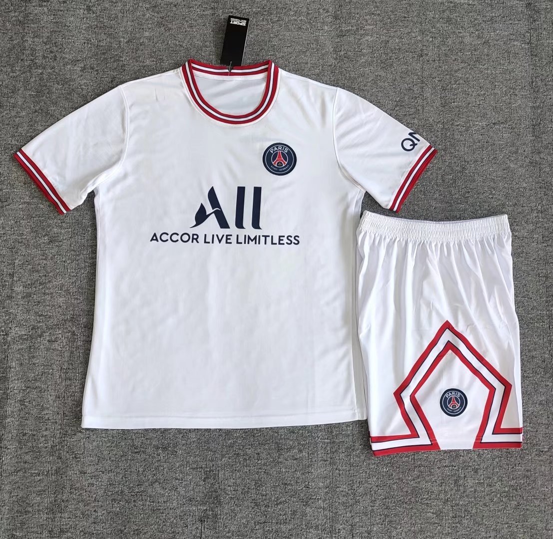 22-23赛季法甲联赛巴黎圣日耳曼新款主场球衣联名版短袖足球服