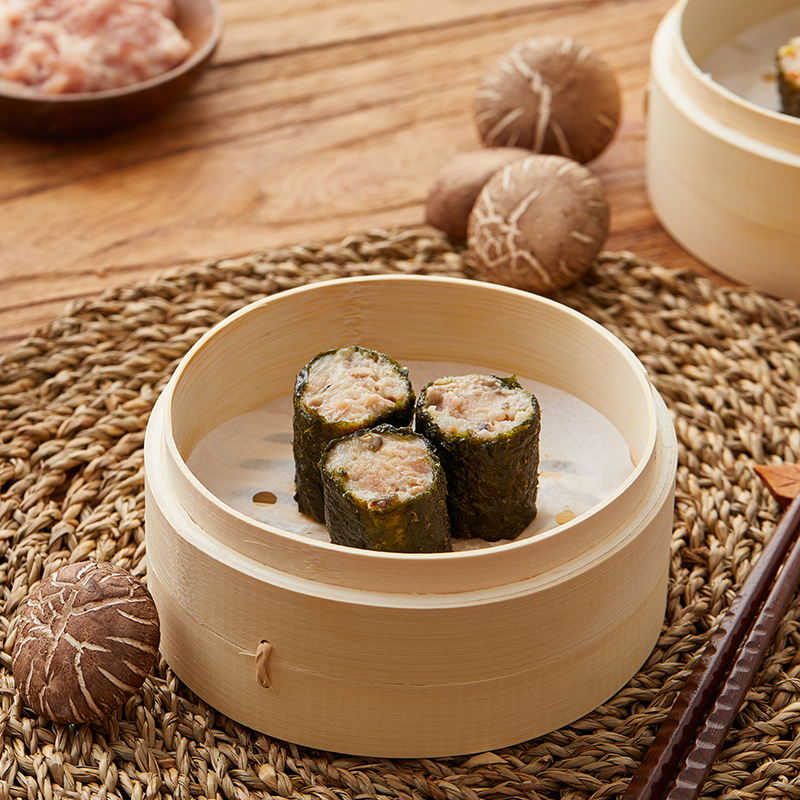 冬菇鸡肉紫菜卷玉米顺誉速冻猪肉广东茶楼早茶点心早餐半成品批发