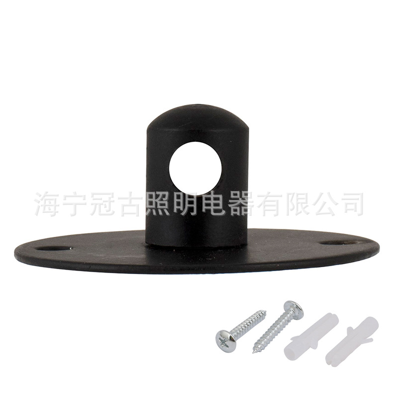 蜘蛛吊灯配件多头吸顶灯锁线器黑色电线防拉固定线扣