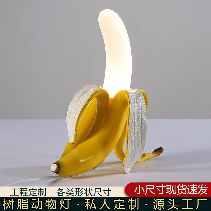 Banana Table Lamp Post-Modern Creative Table Lamp Bedroom Nordic Design Banana Simple European Designer Nordic Table Lamp