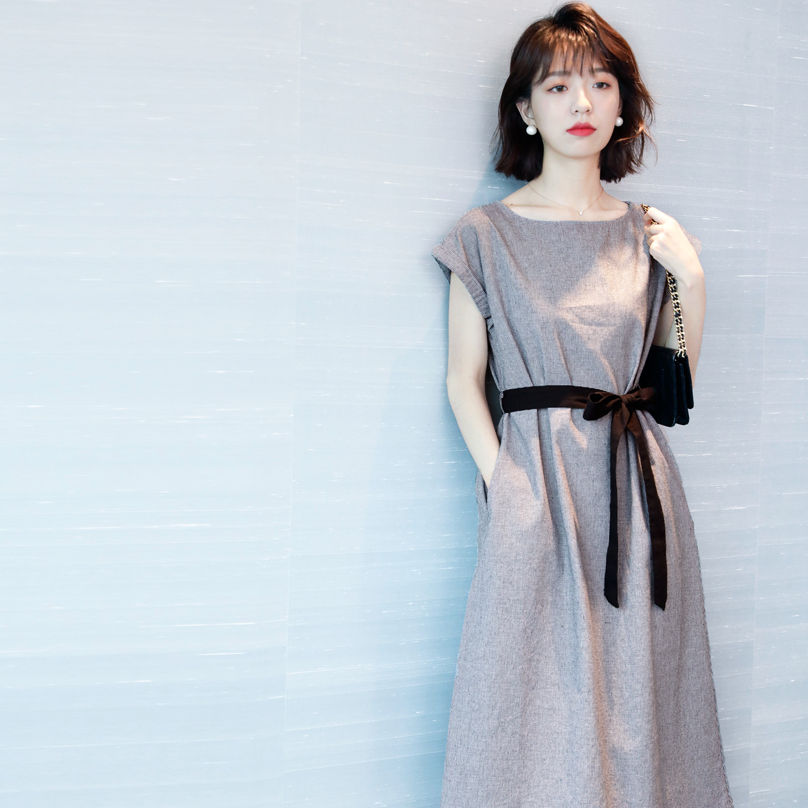 灰棉麻连衣长裙图片-海量高清灰棉麻连衣长裙图片大全 - 阿里巴巴