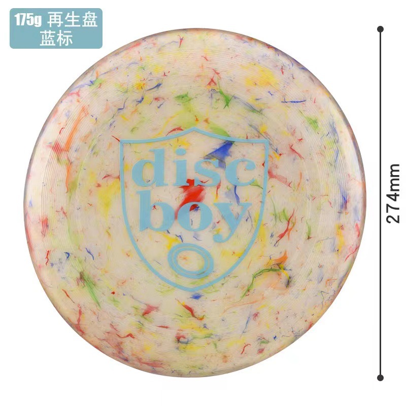 Standard PE Event Frisbee Group Building Camping in Stock Wholesale Frisbee Boys Extreme Frisbee Recycled Color Graffiti 175G