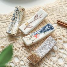 日式餐具釉下彩筷子架托筷枕餐厅勺子筷子架托陶瓷筷子架创意家用