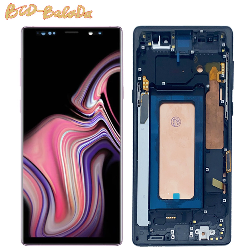 tft 手机显示屏适用于三星galaxy note9 屏幕总成带框 不支持指纹