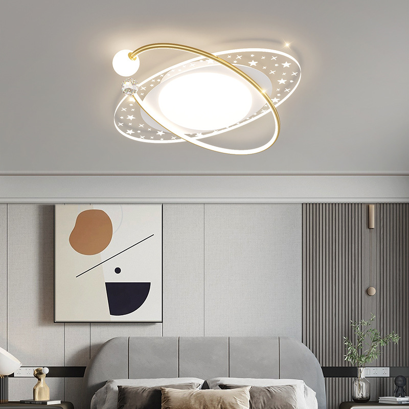 New Modern Simple Ceiling Lamp Lamp in the Living Room Led Bedroom Lamp Package Home Whole House Combination Smart Set