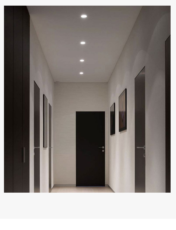 嵌入式cob射灯店铺商业家用客厅led射灯防眩光酒店过道无主灯照明