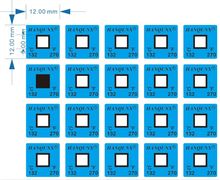 HWDJ-132变色测温纸瀚群不可逆测温贴片示温片变色温度贴感温条