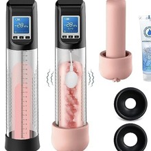 外贸跨境男用自慰器按摩器阴茎锻炼器训练器负压成人用品飞机杯