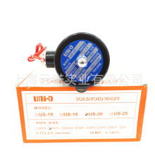 UNI-D 天工蒸汽阀 高温水阀 US-20 AC220V DC24V 6分蒸汽阀 高温