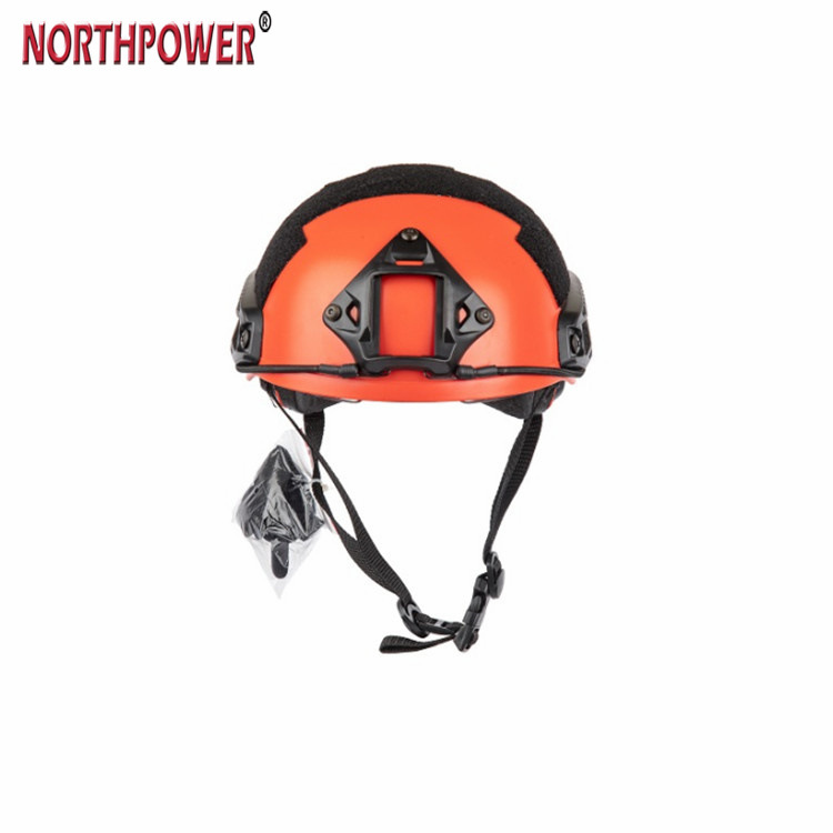 红色救援头盔 fast头盔mh无孔简易版 应急抢险轻便防护红色安全帽