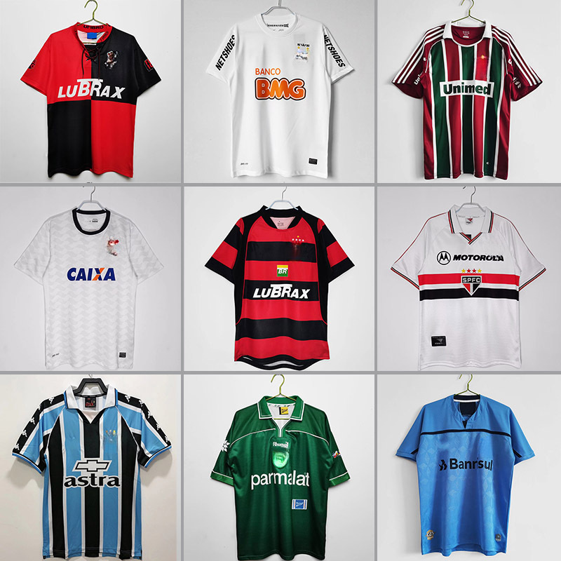 巴甲联赛复古球衣俱乐部球迷主客场足球服守门员特别版训练服泰版