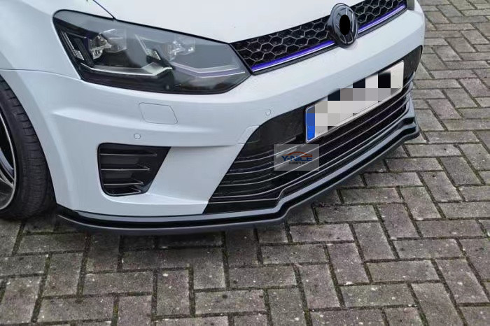 适用polo wrc前铲11-18款polo改wrc前杠包围专用一体式前铲扰流板