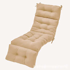 工厂直销 户外躺床坐垫防溅水防晒酒店沙滩椅座垫绑绳单人躺椅垫