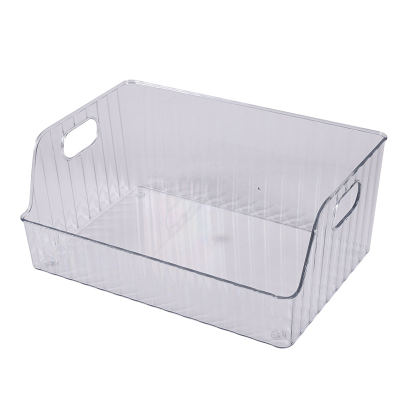 Household Transparent Storage Box Plastic Toy Storage Box Student Dorm Clothes Storage Box Portable Cosmetics