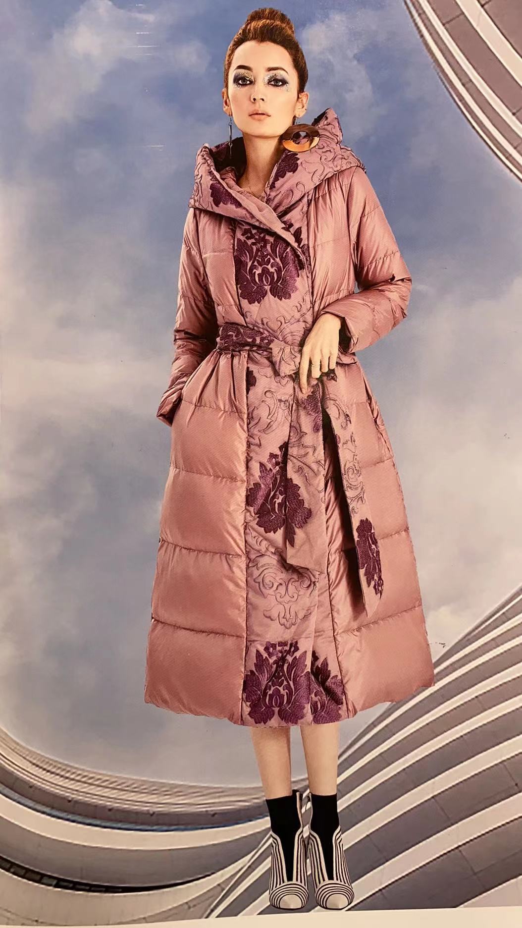 zhuola卓拉羽绒服女 品牌折扣女装2021年冬装新款原创设计师品牌