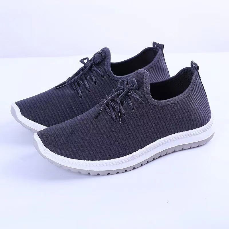 Foreign Trade Wholesale 2023 Walking Shoes Men and Women Spring and Autumn Middle-Aged and Elderly Slip-on Casual Shoes Non-Slip Dad Shoes for the Old