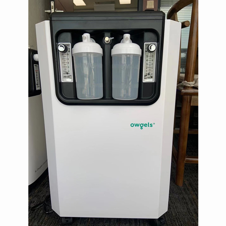 owgels欧格斯10l制氧机外贸医用家用便携带雾化呼吸氧气机制氧机