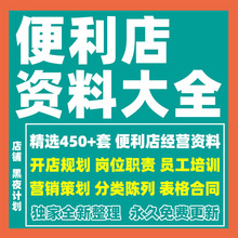 运营活动社区经营资料管理促销营销超市开店培训小卖部方案便利店