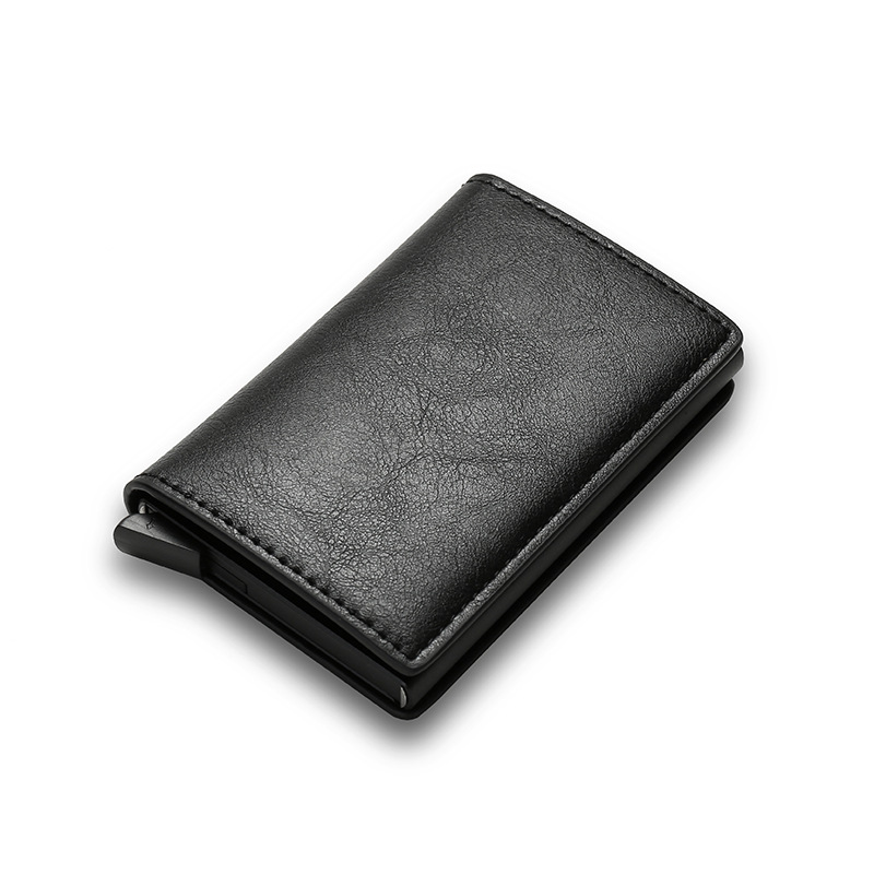 RFID Carbon Fiber Men's Wallet Card Holder Man's Wallet Short Foreign Trade Multi-Function Wallet Wallet Men Wallet