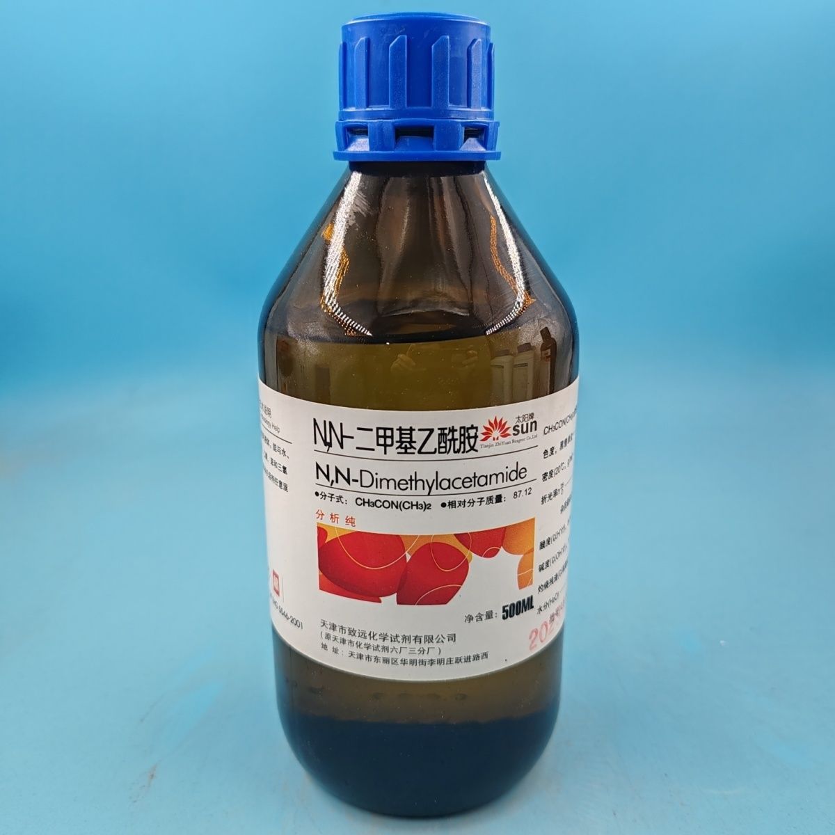 天津致远 nn二甲基乙酰胺 分析纯ar500ml 实验室化学试剂 dmac